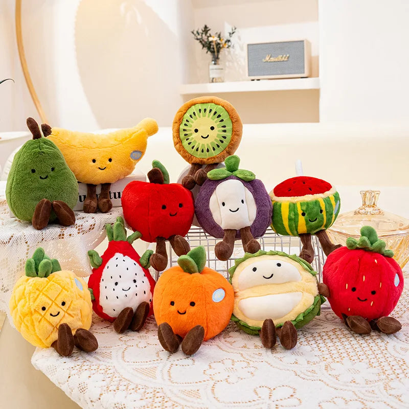 Kawaii Fruit Plush Collection Soft Stuffed Dolls | Toki Toy Box
