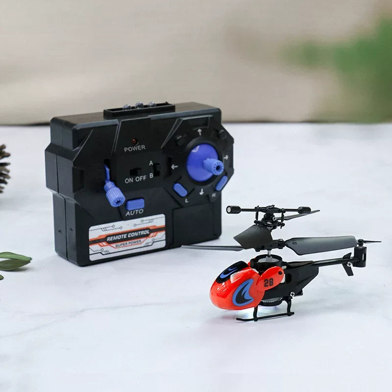 Mini RC Helicopter – Crash-Resistant Flying Toy