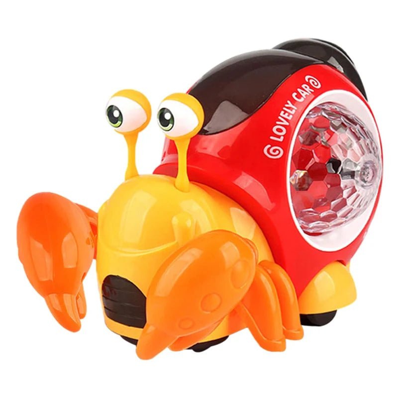 Crawling Crab Baby Toys With Music Light Up Interactive Musical Toys For Baby Dancing Crawling Toys Moving Toddler Toys 0 12 - Toki Toy Box