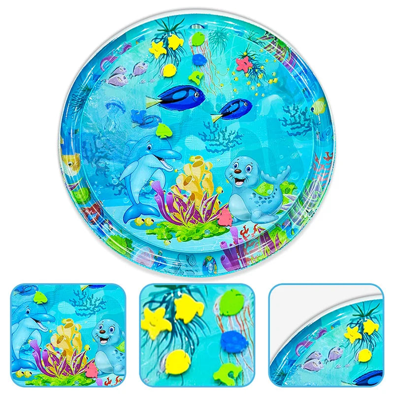 Inflatable Baby Water Play Mat for Sensory Fun
