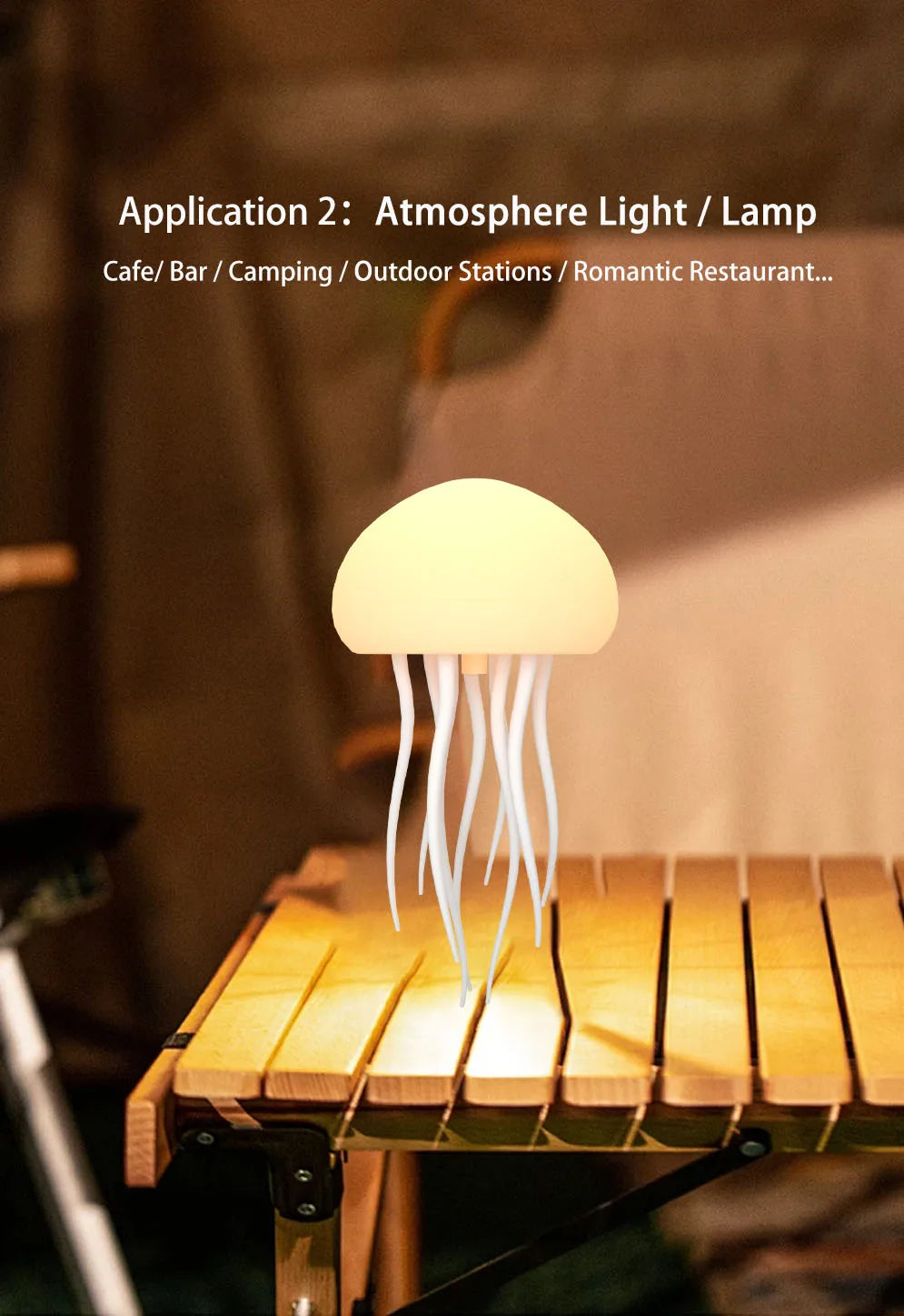 RGB Jellyfish Night Lamp – Voice Control Glow – View 16 | Toki Toy Box