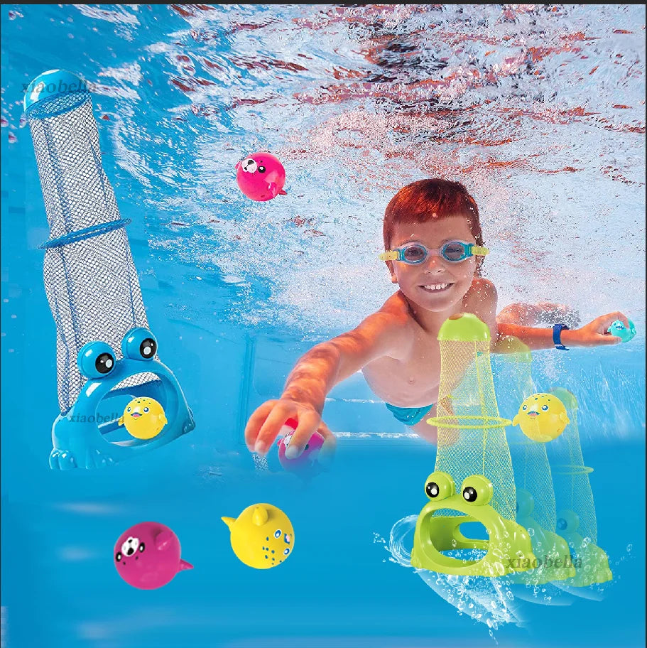 Feed the Frog Dive Game – Underwater Pool Toy Set