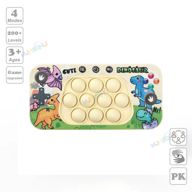 999-Level Pop Push Game Console for Kids & Adults - Toki Toy Box