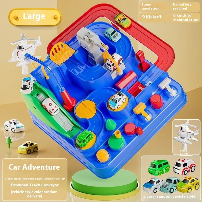 Adventure Rail Car Challenge – Brain Boosting Fun
