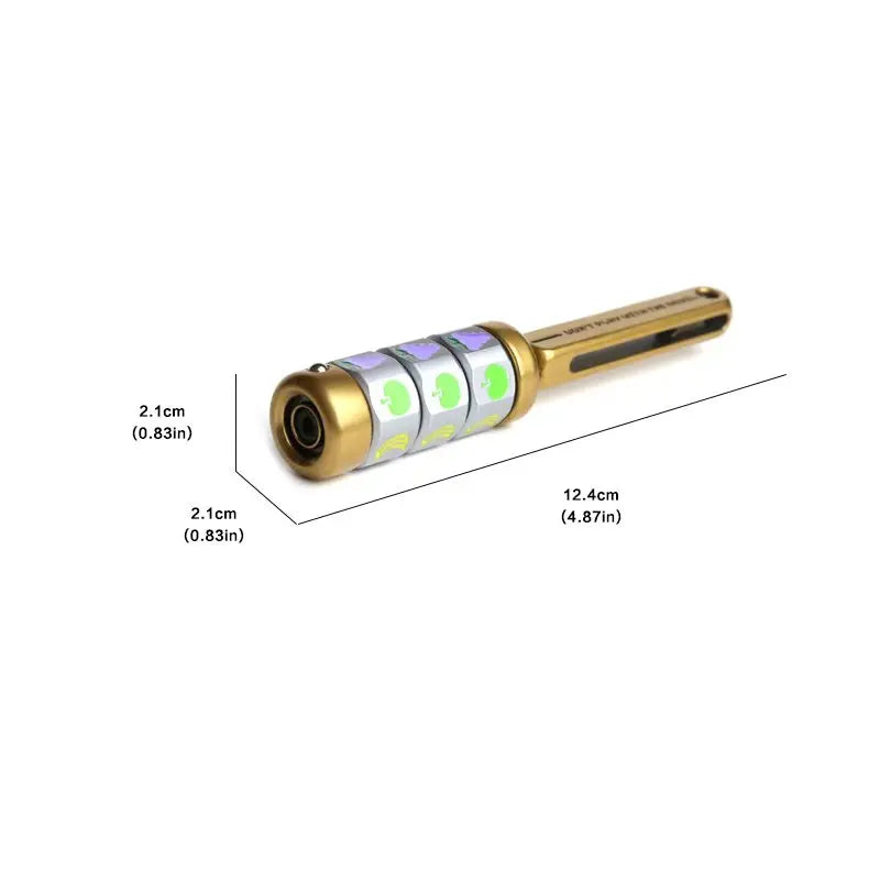 EDC Slot Spinner – Metal Focus Toy for Adults – Size Reference | Toki Toy Box