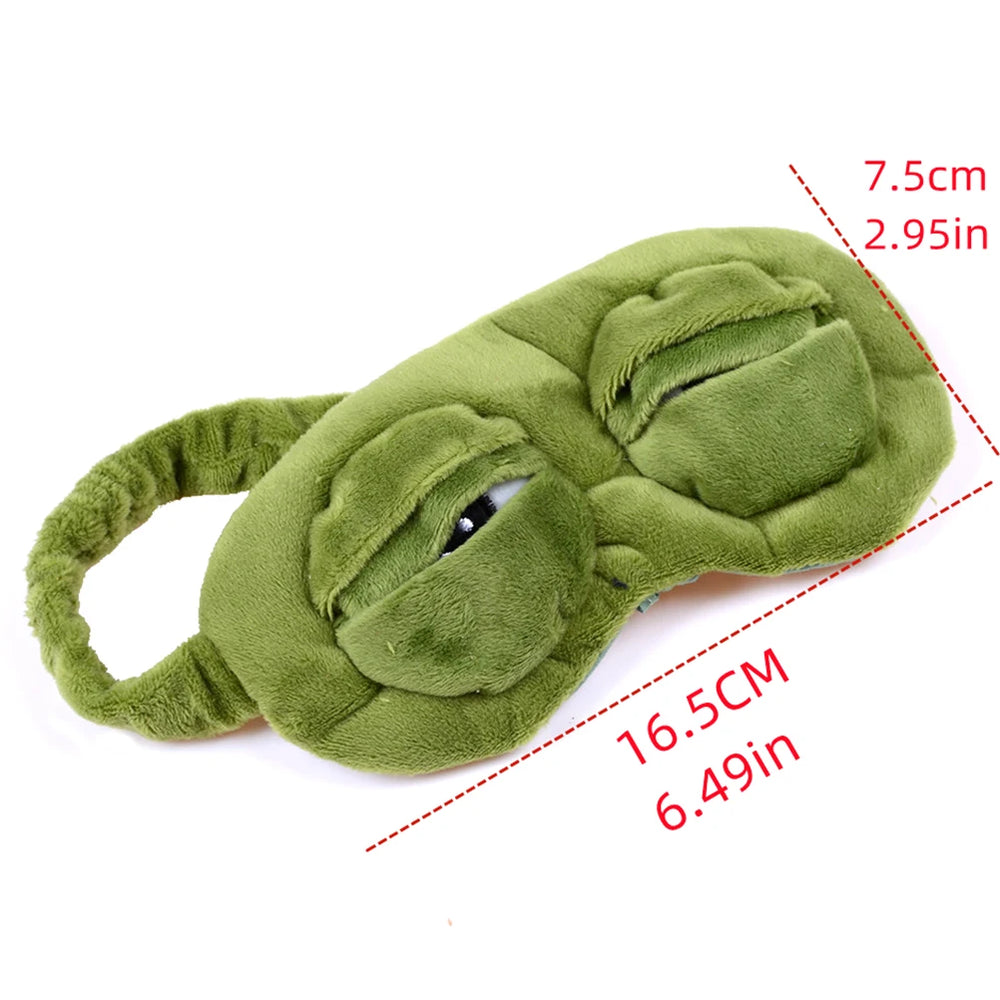 Frog Sleep Mask – Travel Size Portable | Toki Toy Box