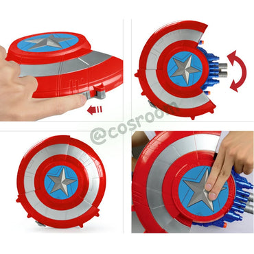 Captain America Shield Launcher – Soft Bullet Toy Blaster