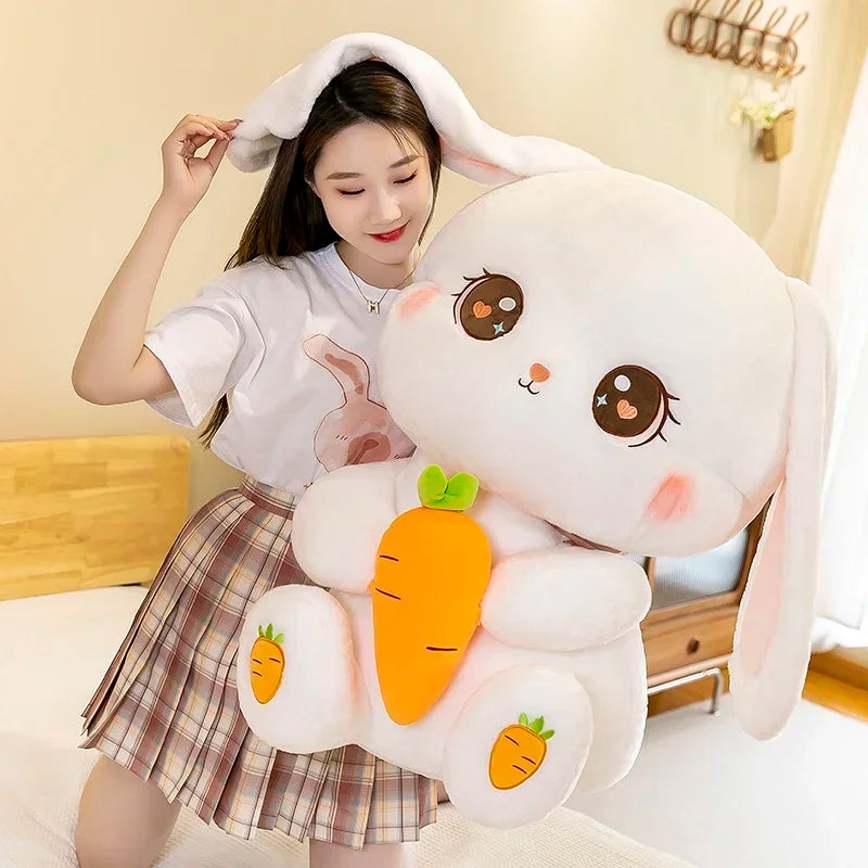 Radish Rabbit Plush Kawaii Sleeping Pillow | Toki Toy Box