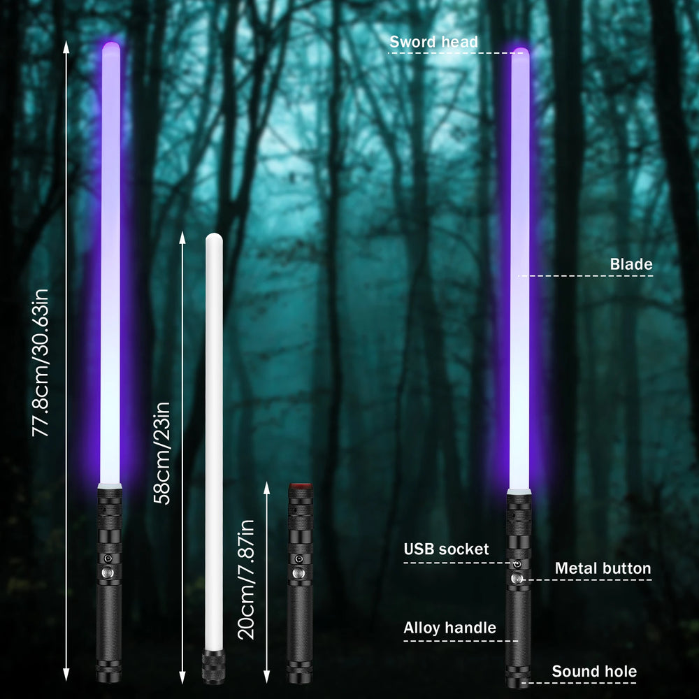 RGB Duel Light Sword – 16 Color Blade – View 15 | Toki Toy Box