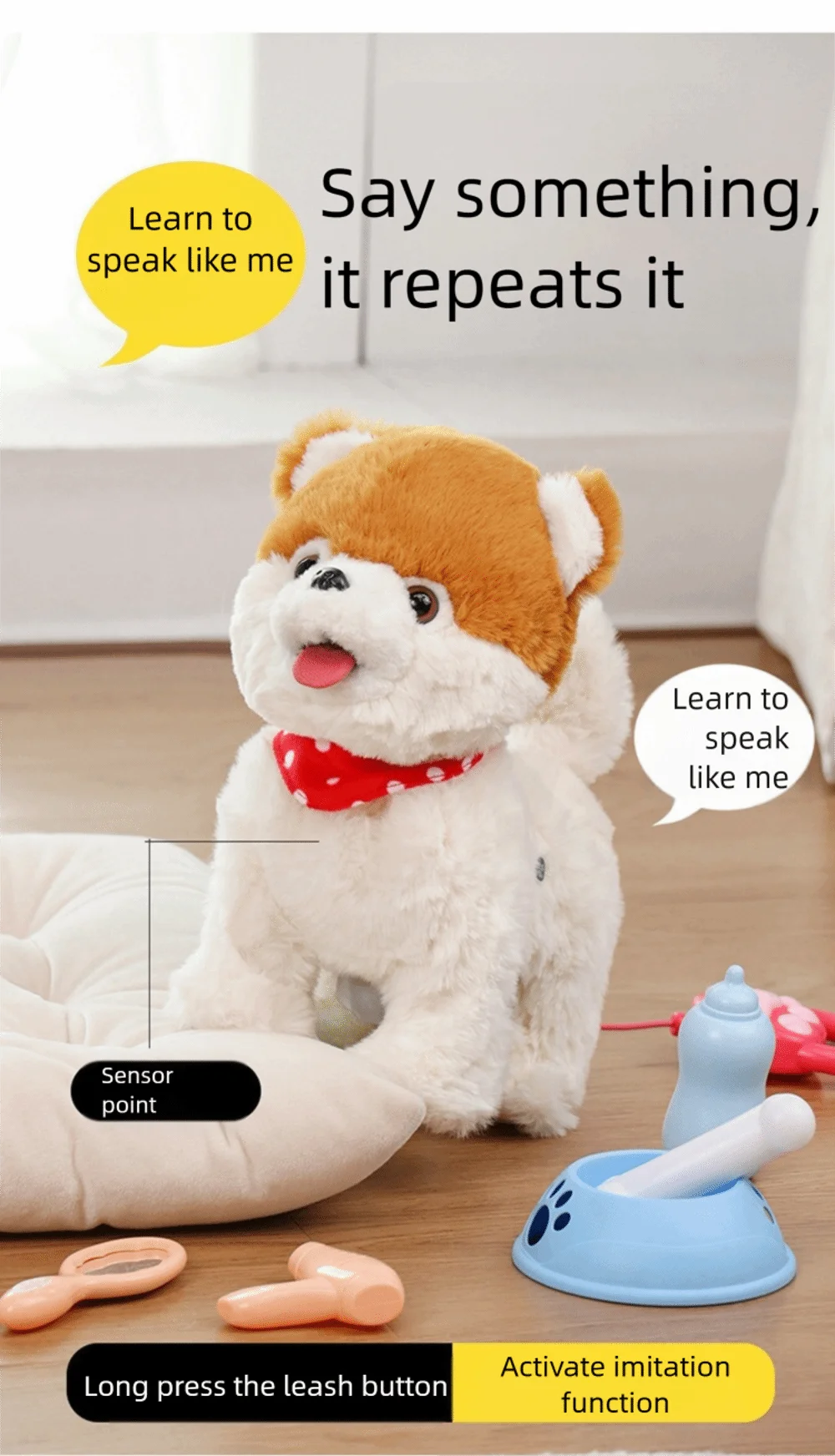 Electronic Walking Puppy – Realistic Pet Dog Toy