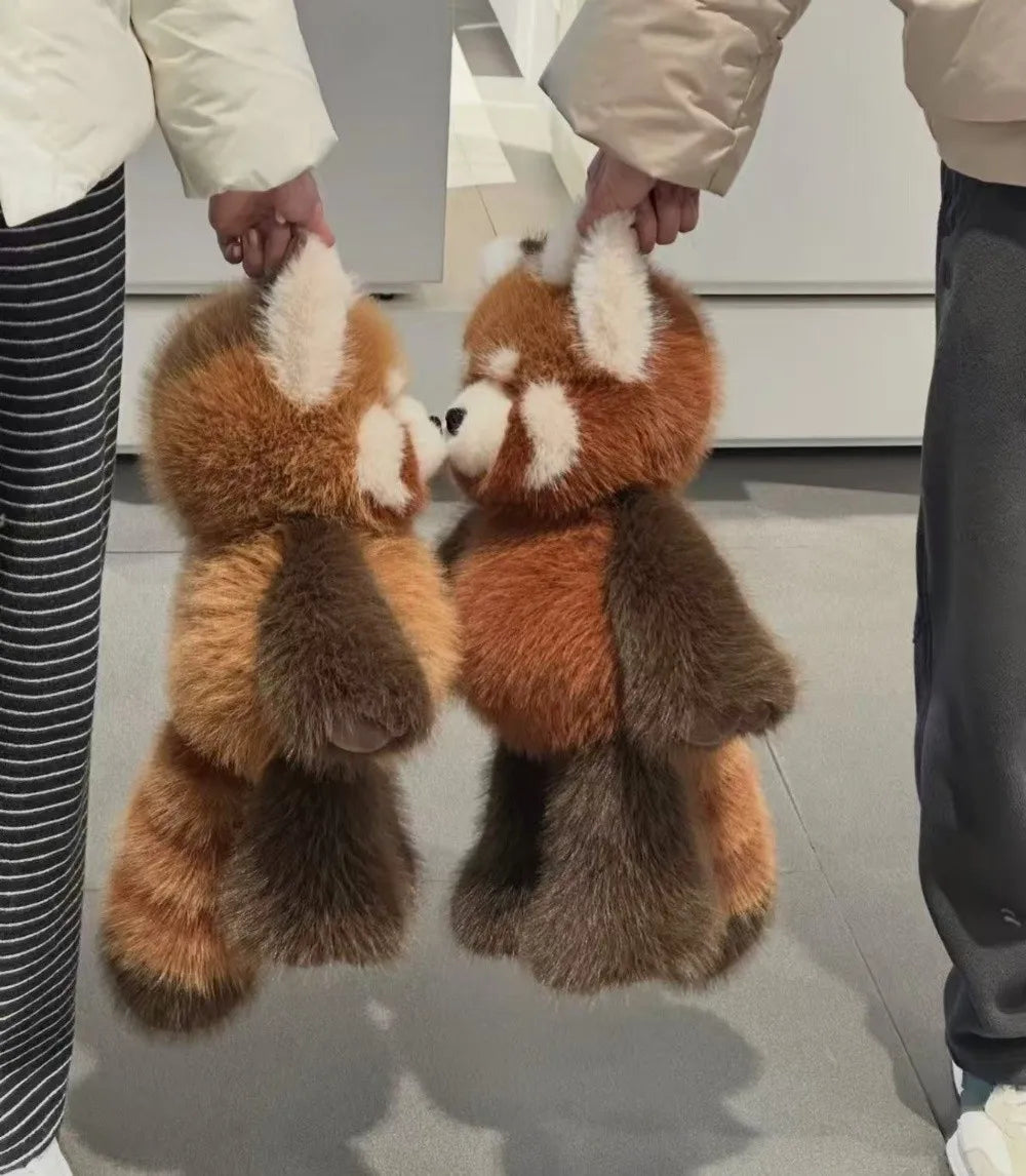 Fluffy Raccoon & Panda Pillow Plush – Huggable Soft