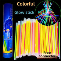 Colorful Glowing Matchstick Man Dance Props – with Glasses & Noise Makers