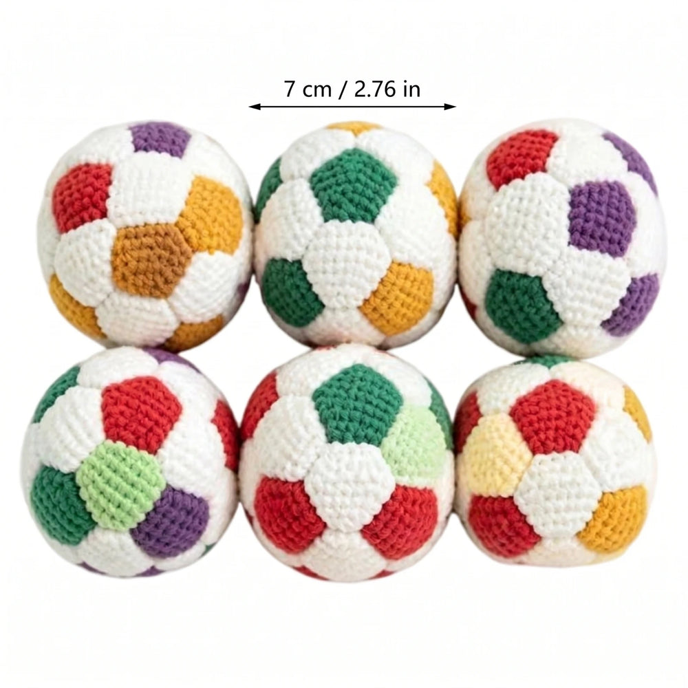 Crochet Juggling Balls Set – Soft Bean Bags for Kids - Toki Toy Box