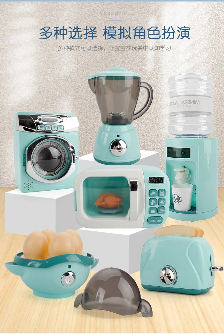 Pretend Kitchen Appliance Play Set for Curious Kids
