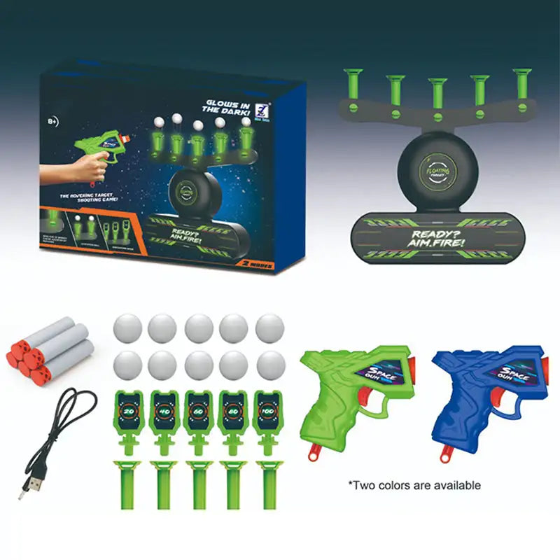 Glow Hover Target Challenge – Floating Ball Blaster Game