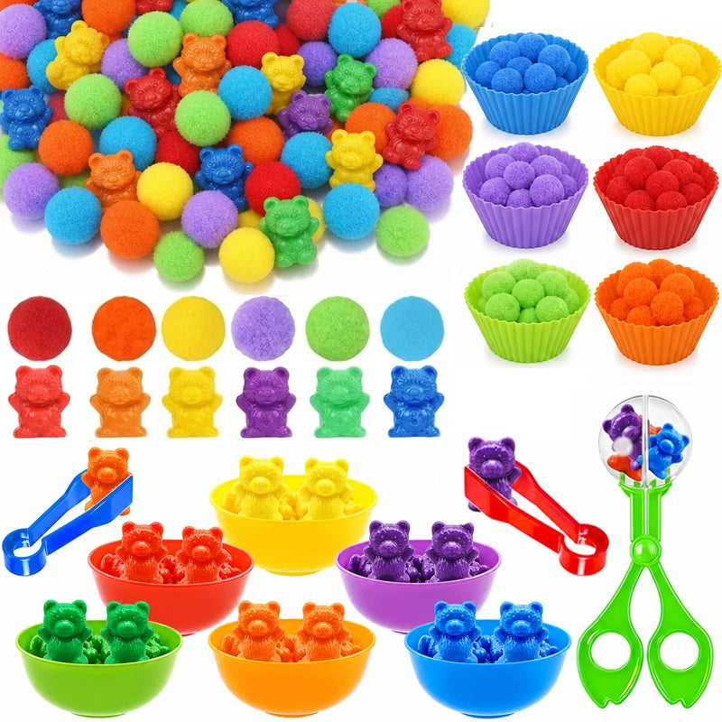 Color Sorting & Counting Bears Learning Set