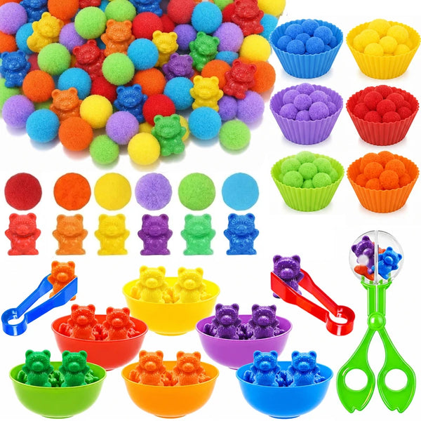 Color Sorting & Counting Bears Learning Set