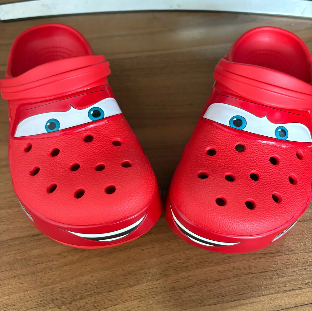 Light-Up Racing Car Clogs – Comfortable Kids Sandals - Toki Toy Box