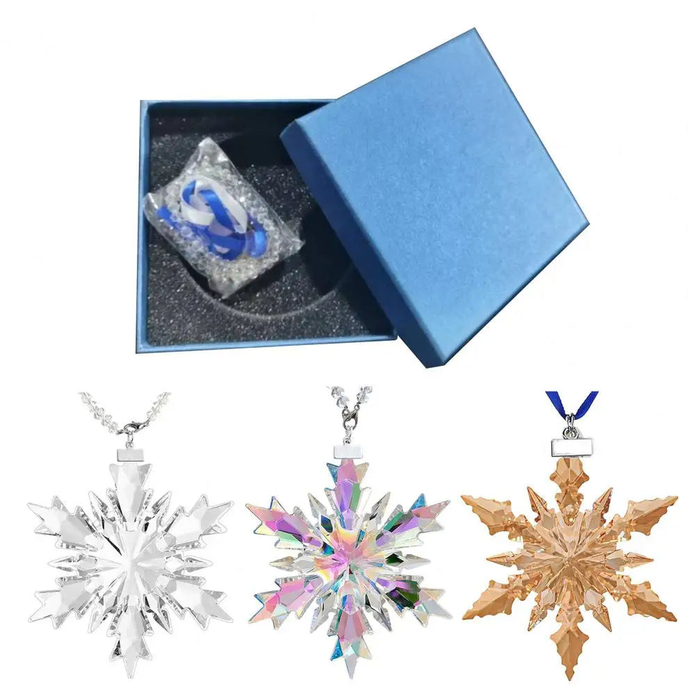 Crystal Snowflake Ornament for Christmas | TokiToyBox