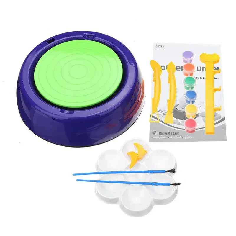 Kids Electric Pottery Wheel – DIY Clay Craft Studio