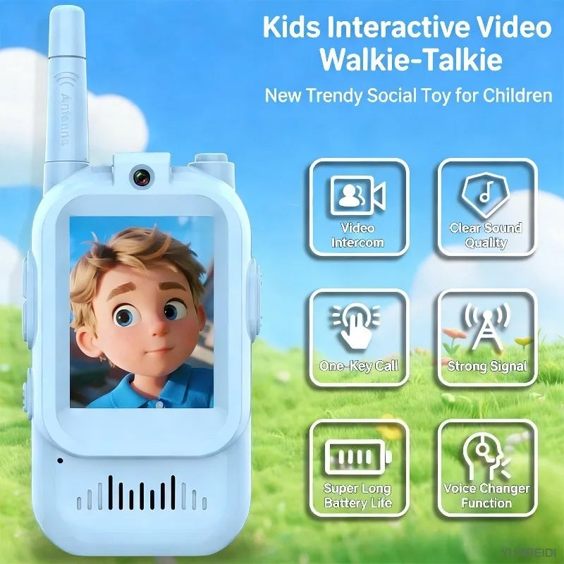 Video Walkie Talkies – Blue Pair | Toki Toy Box