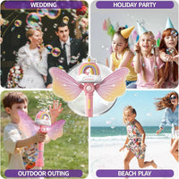 Angel Electric Bubble Wand – Automatic with Wings & Lights