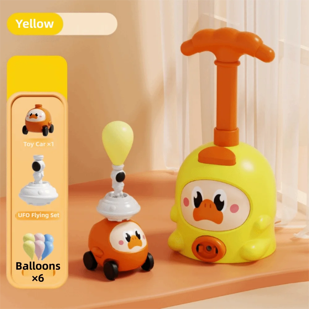 Balloon Powered Car Launcher – Air Rocket STEM Toy