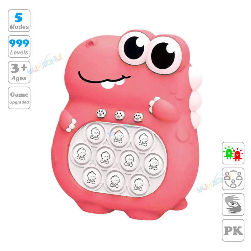 999-Level Pop Push Game Console for Kids & Adults - Toki Toy Box