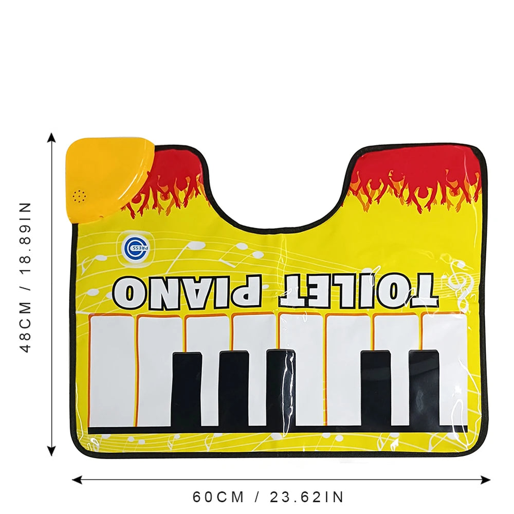 Toilet Piano Mat – Funny Musical Rug – Features | Toki Toy Box
