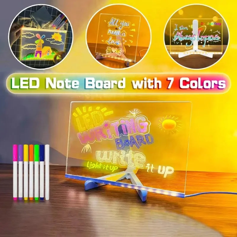 LED Acrylic Message Board | Creative Desk Display