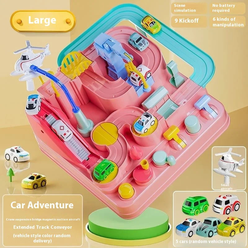 Adventure Rail Car Challenge – Brain Boosting Fun
