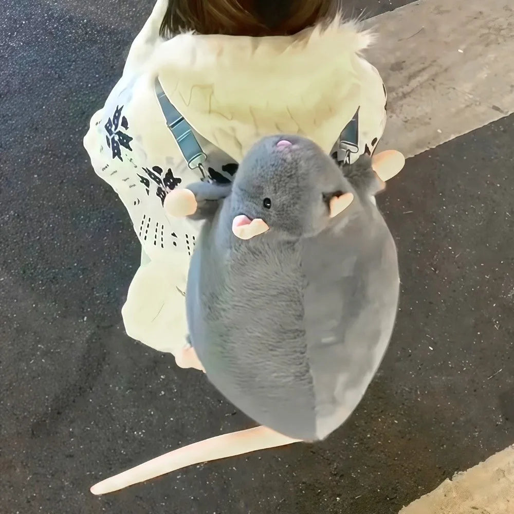 Cute Plush Mouse Backpack | TokiToy Box