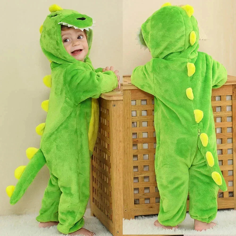 Toddler Kigurumi Pajamas – Cozy Animal Onesie – Side View | Toki Toy Box