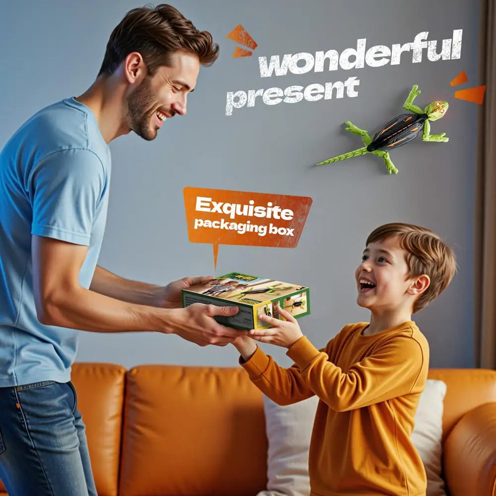 Wall-Climbing Gecko RC Robot – Remote Control Climber