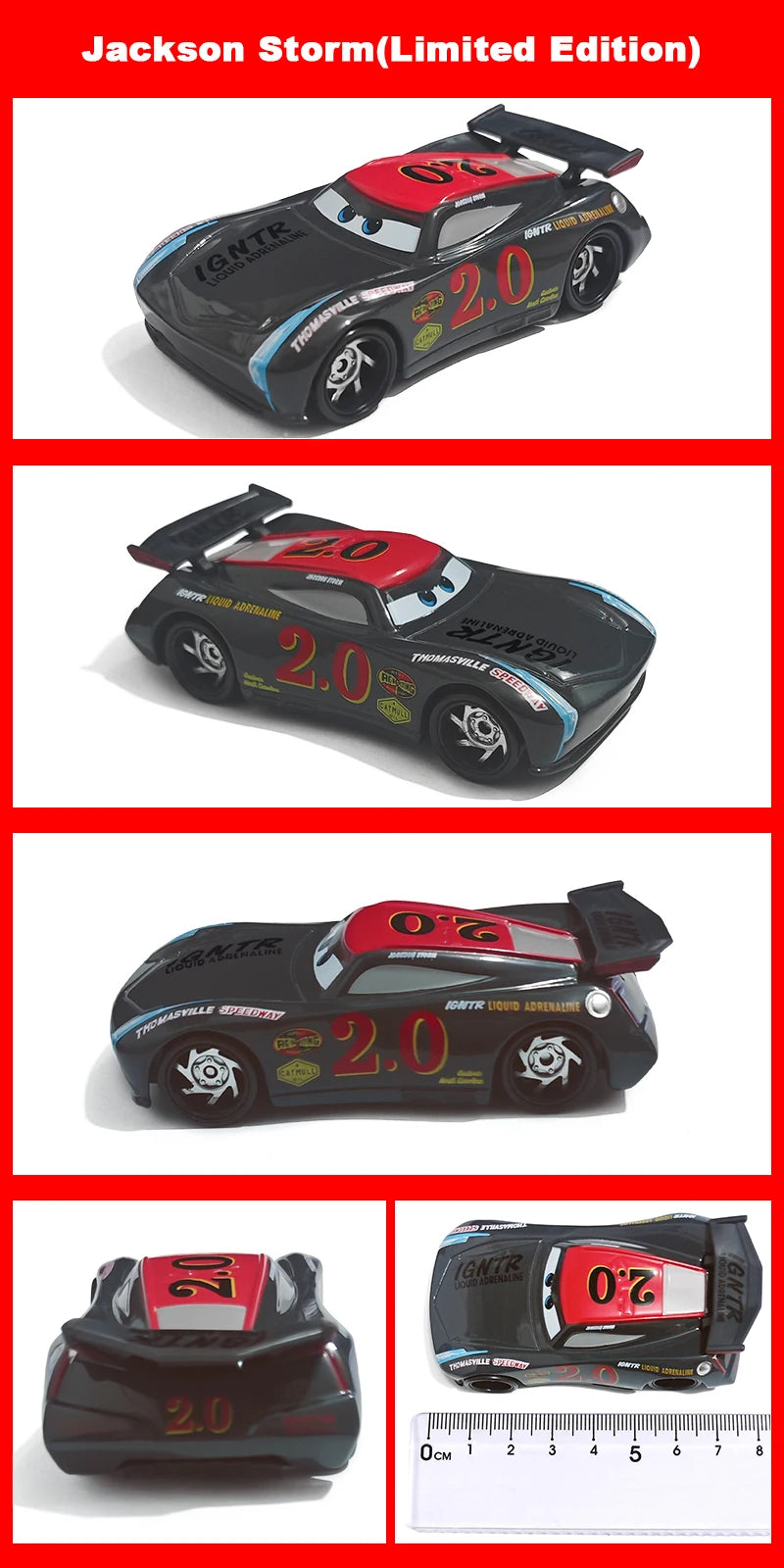 Cartoon Race Car Die-Cast Toy – Pull Back Fun