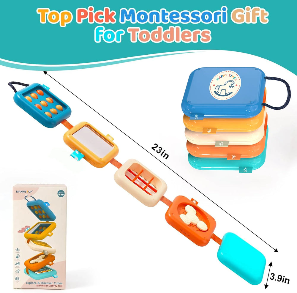 Busy Activity Cube for Toddlers Learning & Play