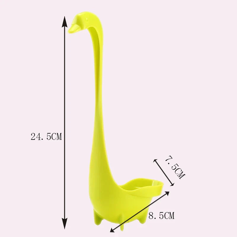 Swan Soup Spoon | Elegant Heat-Resistant Design | Toki Toy Box – Detail | Toki Toy Box