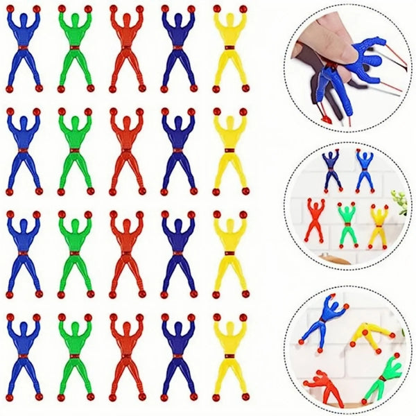Sticky Wall Climbing Figures – Party Favor Toy Pack