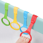 Baby Learning-to-Stand Hand-Pull Ring – Bed & Crib Handle for 0–3 Years