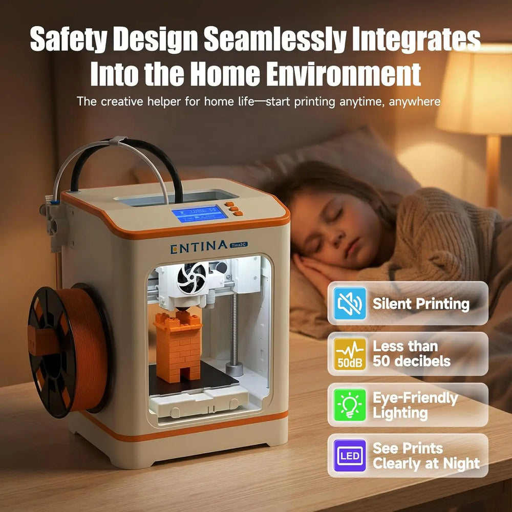Mini Smart 3D Printer Bundle for Beginners