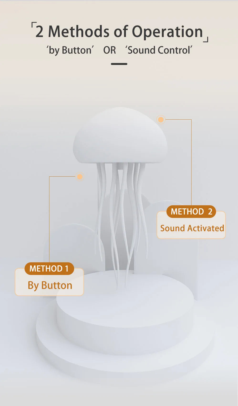 RGB Jellyfish Night Lamp – Voice Control Glow – Features | Toki Toy Box