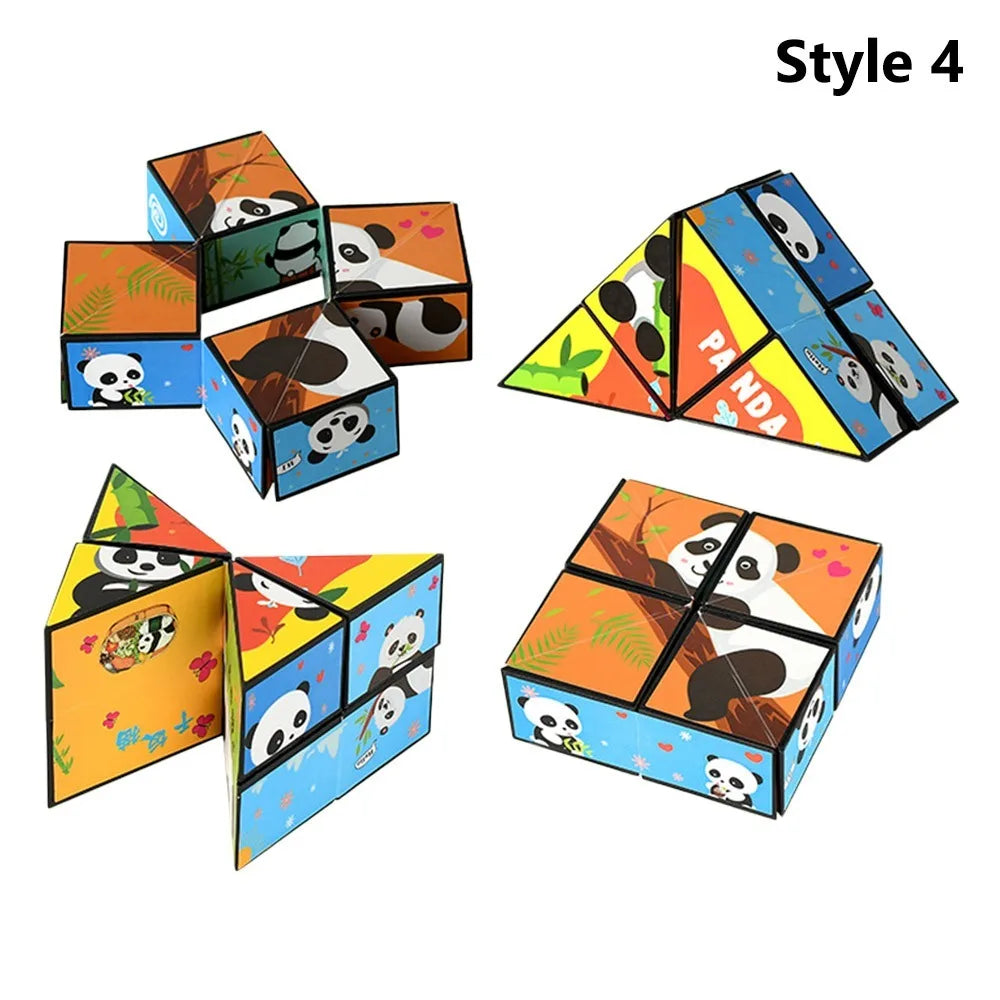 Panda Infinity Cube – Foldable Stress Relief Puzzle