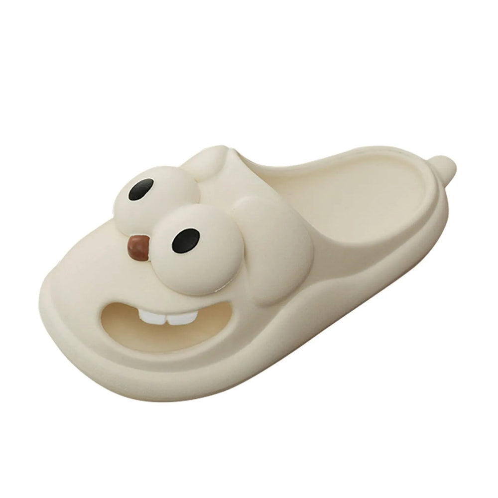 Cute Big-Eye Puppy Slippers for Women - Toki Toy Box
