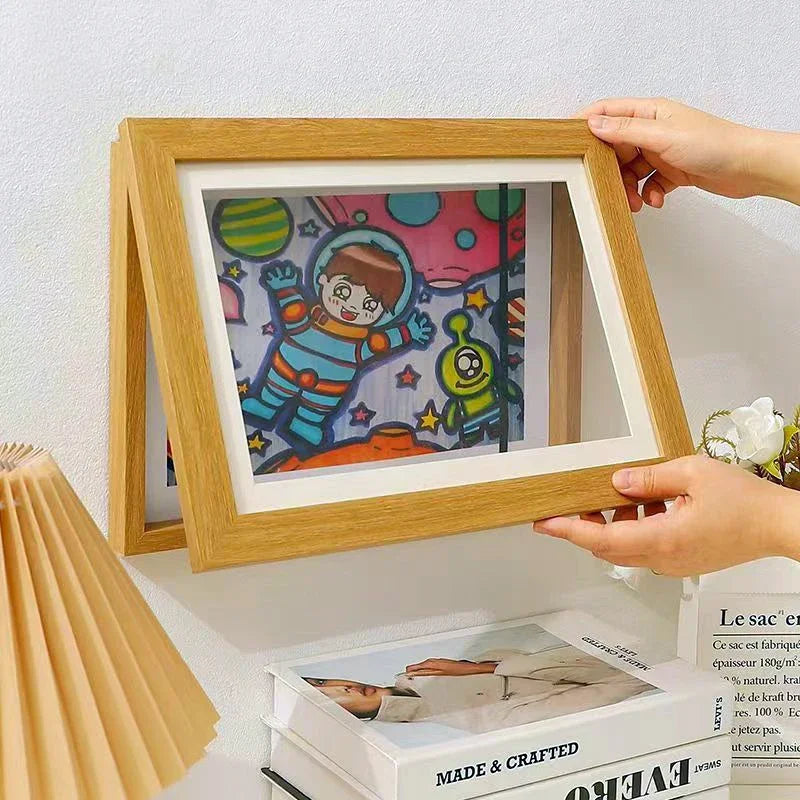 Kids Art Display Frame – Easy-Change Artwork Showcase