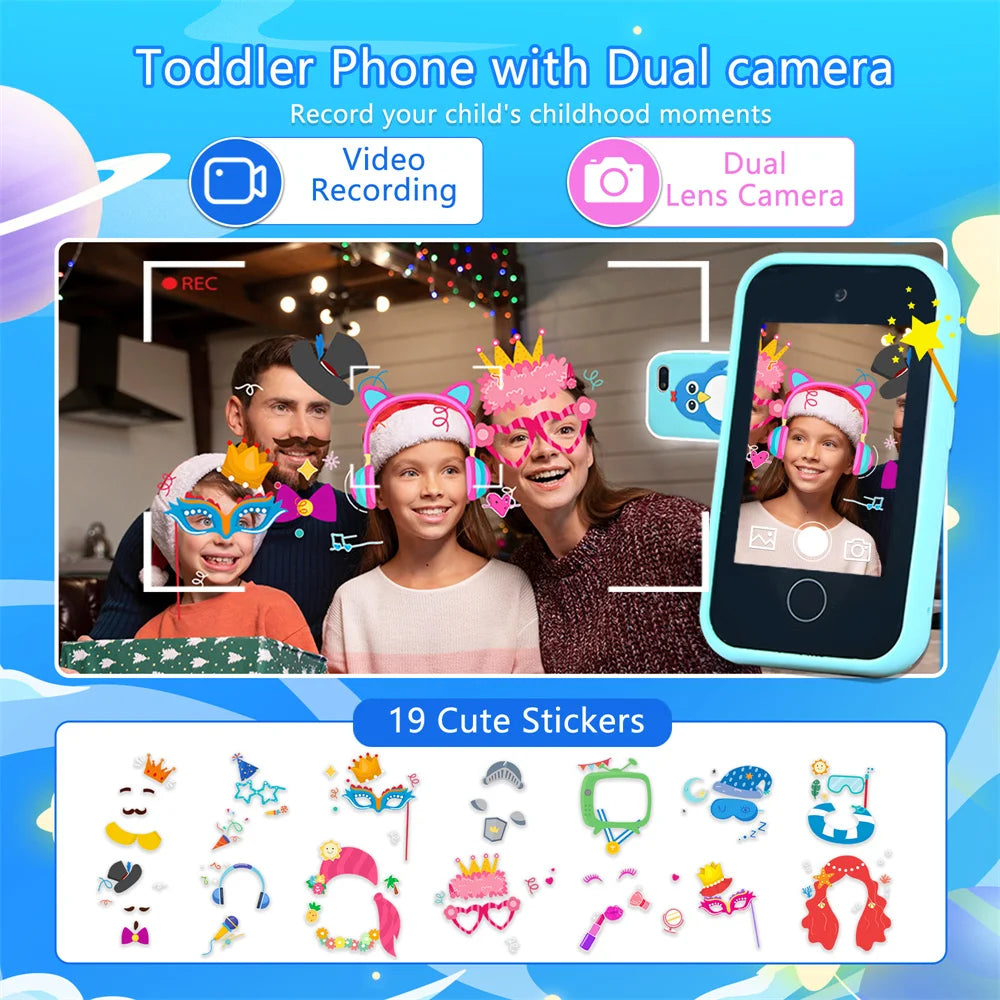 Smart Kids Toy Phone with Camera & Games - Toki Toy Box