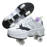Dual-Purpose Roller Skating Shoes – Deformation Design
