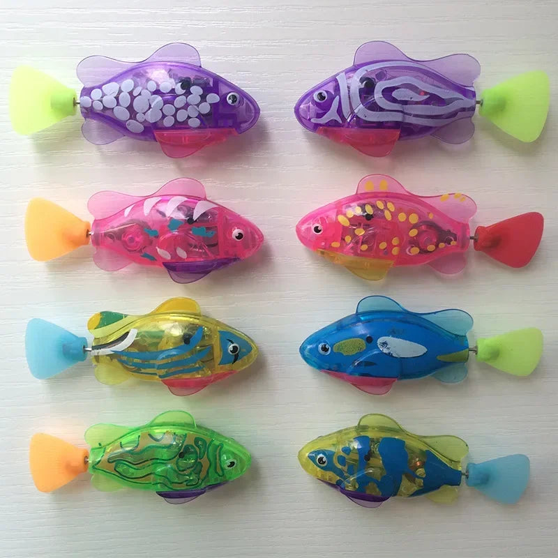 LED Swimming Fish Toy – Realistic Water Fun | Toki Toy Box – Size Reference | Toki Toy Box