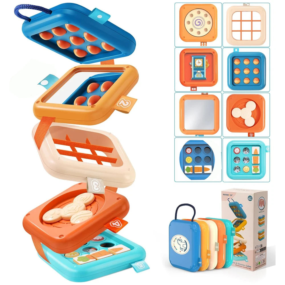 Busy Activity Cube for Toddlers Learning & Play