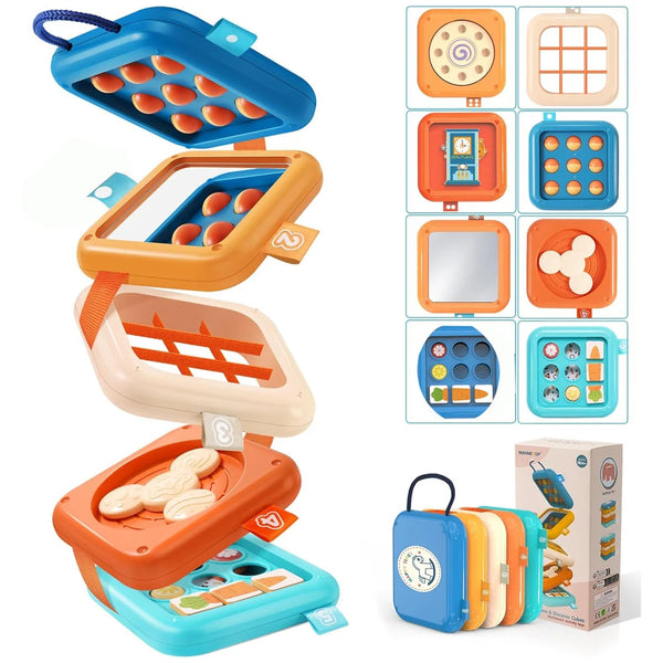 Busy Activity Cube for Toddlers Learning & Play