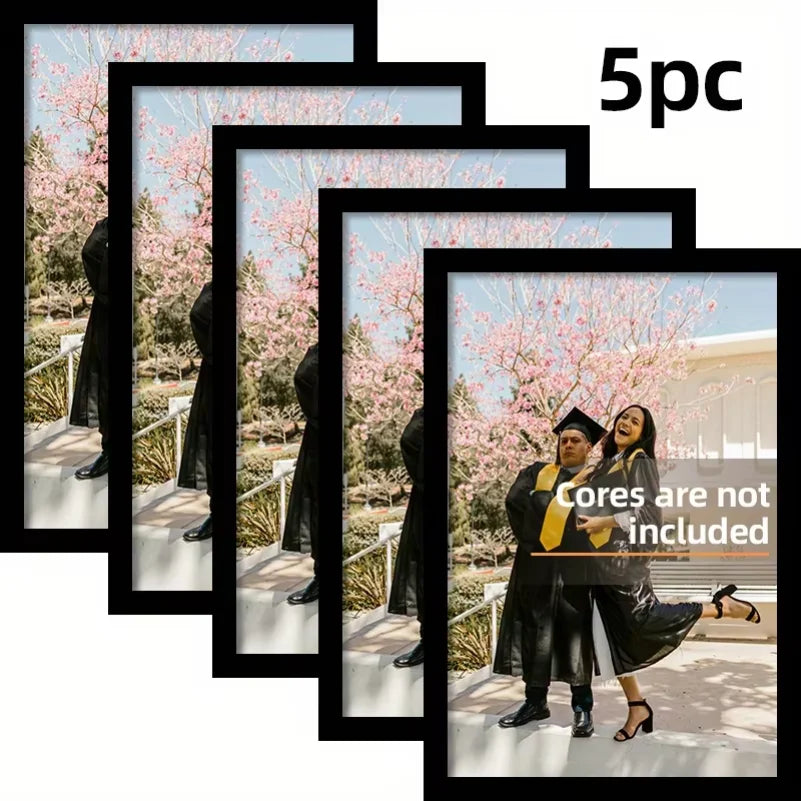 A4 Black Wooden Photo Frame | Elegant Wall Display